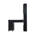 thumbnail image 6 of Lisonu Black L-Shaped Corner Computer Desk with Drawers, Bookshelf & Hutch: 2-in-1 Study Modern Style Table, Large Workspace for Home Office, 6 of 14