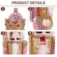 thumbnail image 2 of Shisuyan Christmas Nutcracker Ornament Nutcracker Figures Nutcracker Statue Xmas Table Ornament, 2 of 8