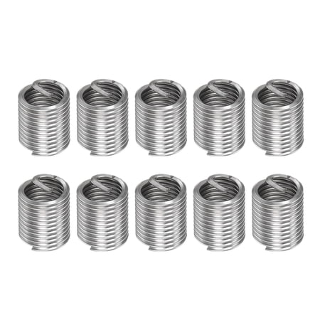 Uxcell M12 x 1.75 2D 24mm 304 Stainless Steel Wire Thread Insert ...