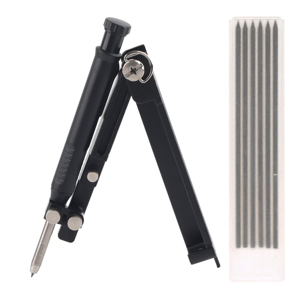 Rankomu Herramienta de escritura multifunción, herramienta de escritura, herramienta de escritura de aleación de aluminio, herramienta de dibujo de línea de carpintería, lápiz de construcción con reca