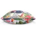 thumbnail image 3 of GZHJMY Throw Pillow Covers Toucan Hibiscus Tropical Vivid Pillowcase Sofa Decor Housewarming Gift 16" × 16", 3 of 6