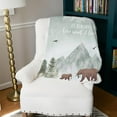 thumbnail image 5 of Dad Bear Throw Blanket Birthday Gifts for Daddy from Daughter Son, Father‘s Day Thanksgiving Christmas Best Dad Ever Gift Idea, Bonus Dad Papa Soft Flannel Fleece Blankets 50 x 60, 5 of 6
