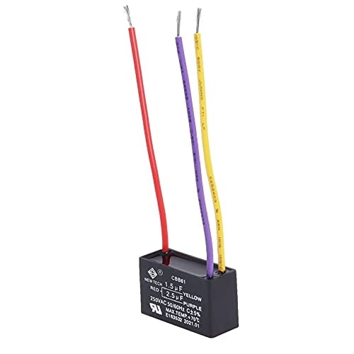 Podoy CBB61 Capacitor de ventilador de techo para Compatible con New T