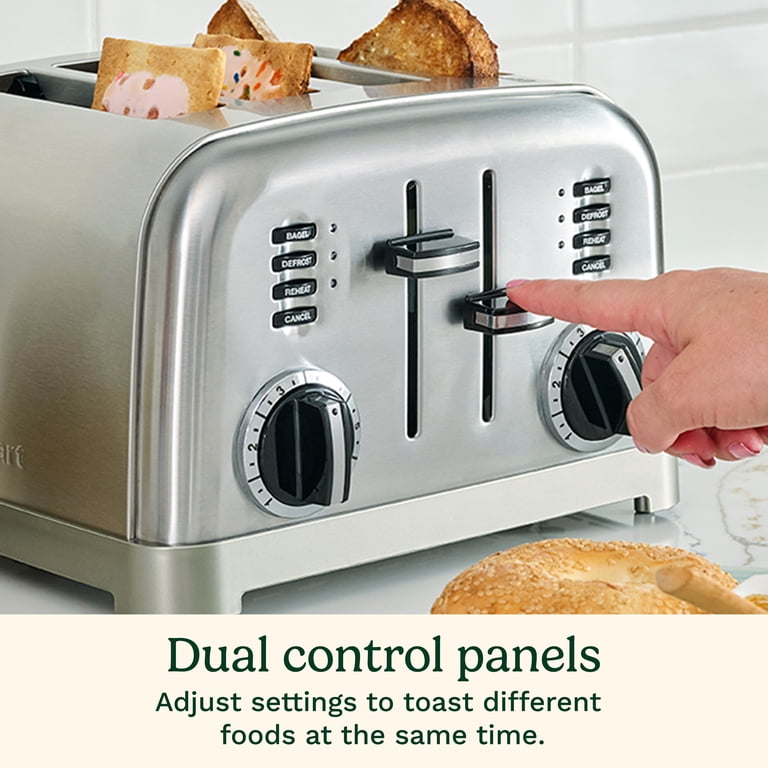Cuisinart 4-Slice Stainless Steel Classic Toaster for Bread and