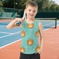 thumbnail image 6 of Cute Lion Heads with Crown Stars Vest Undershirt Tank Top Sleeveless Quick Dry S, 6 of 7