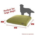 thumbnail image 3 of Majestic Pet | Villa Velvet Rectangle Pet Bed For Dogs, Removable Cover, Apple, Large, 3 of 6