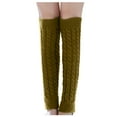 thumbnail image 2 of LYXSSBYX Fuzzy Socks for Women Hot Sale Clearance Fashion Women Winter Warm Leg Warmers Knitted Crochet Long Socks, 2 of 6
