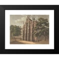 thumbnail image 2 of Samuel Ireland 24x19 Black Modern Framed Museum Art Print Titled - Southwest View of Middle Temple (1800), 2 of 5
