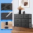thumbnail image 3 of Uforic 7 Drawer Fabric Dresser Furniture Storage Tower for Various Spaces with Robust Metal Frame, Wooden Surface, and Easy Pull Fabric Bins, 3 of 6