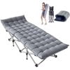 Strip Gray with 2 Sided Mattress