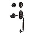 thumbnail image 3 of Nostalgic Warehouse Rope Rosette F Grip Entry Set Manor Lever in Timeless Bronze, 3 of 3