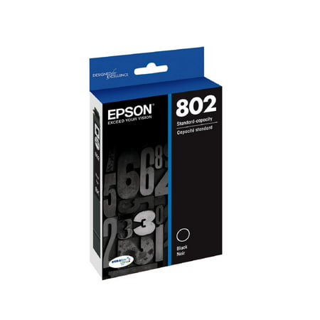 Epson 802 Standard-capacity Black Ink Cartridge (Genuine Epson Ink Cartridges Best Prices)