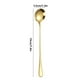 thumbnail image 2 of Cuchara mezcladora de acero inoxidable con mango largo, cuchara para café, cuchara para helado, cuchara redonda con punta para hielo, cuchara redonda, 2 of 2