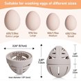 thumbnail image 2 of Double-Ended Egg Cleaning Brush SiliconeEgg Brush for Cleaning Fresh EggsEgg Washer Cleaning BrushSilicone Spinning Egg Cleaning Brush,Reusable and Ea, 2 of 5