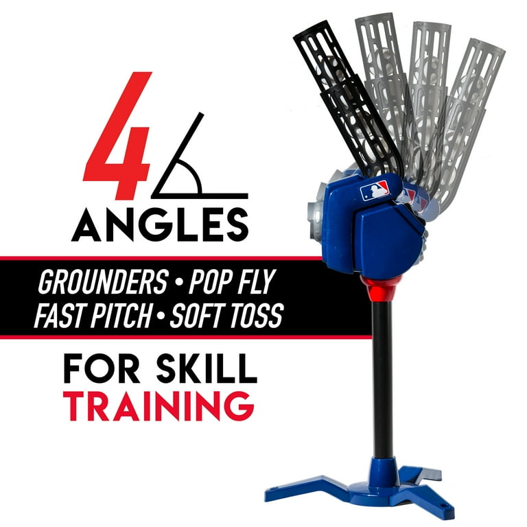 Franklin Sports Kids Baseball Pitching Machine - MLB 4-in-1