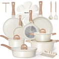 thumbnail image 1 of Juego de utensilios de cocina USELUCK, antiadherentes, no tóxicos, 22 unidades, cerámica, 1 of 9