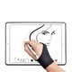 thumbnail image 5 of Artist Gloves for Protection Made from Smooth Cloth Material Black Two Finger Gloves 2 Pcs, 5 of 5