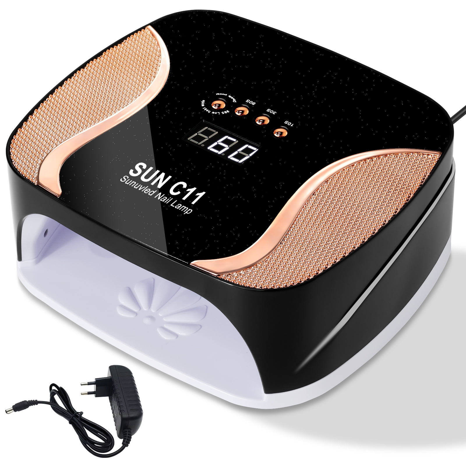 308W Professional Nail Lamp - UV LED Nail Dryer for Gel Polish, Fast Curing Light with Sensor, High Power Salon Manicure Machine for Home & Nail Salon Use
