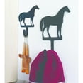 thumbnail image 2 of Village Wrought Iron WH-68-S Horse Wall Hook Small - Black, 2 of 2