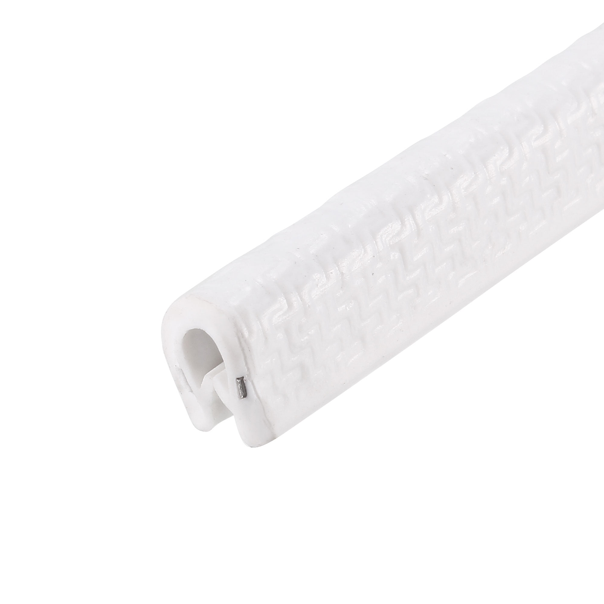 Edge Trim U Seal White PVC Plastic U Channel Edge Protector Fits 1/64