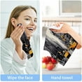 thumbnail image 7 of Coolnut Street Scene Washcloths, Soft and Absorbent Cotton Towel, 2 Pack 12 X 12 Inches Premium Quick Dry Face Towel Wash cloth, 7 of 7