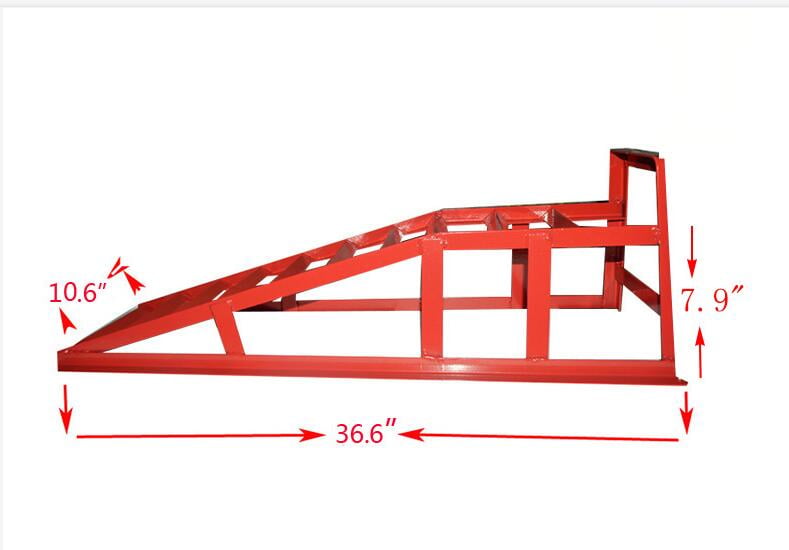 Techtongda 3Ton Ramp Wide Pair Car Service Maintenance Lifting Lifts Equipment Ramps
