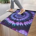 thumbnail image 4 of Blue Purple Tie Dye Pattern Door Rugs,Washable Non Slip Door Mats Indoor,Decorative Door Mats,Entry Mat Indoor for Entrance,Bedroom,Kitchen,Bathroom,17"x30", 4 of 6
