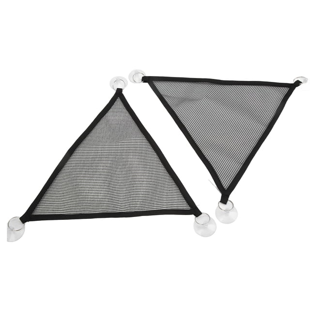 Reptile Hammock, 2 Pcs Triangular Bearded Dragon Hammock Soft Replaceable Lizards Hammock Pet Reptile Toy With Suction Cup