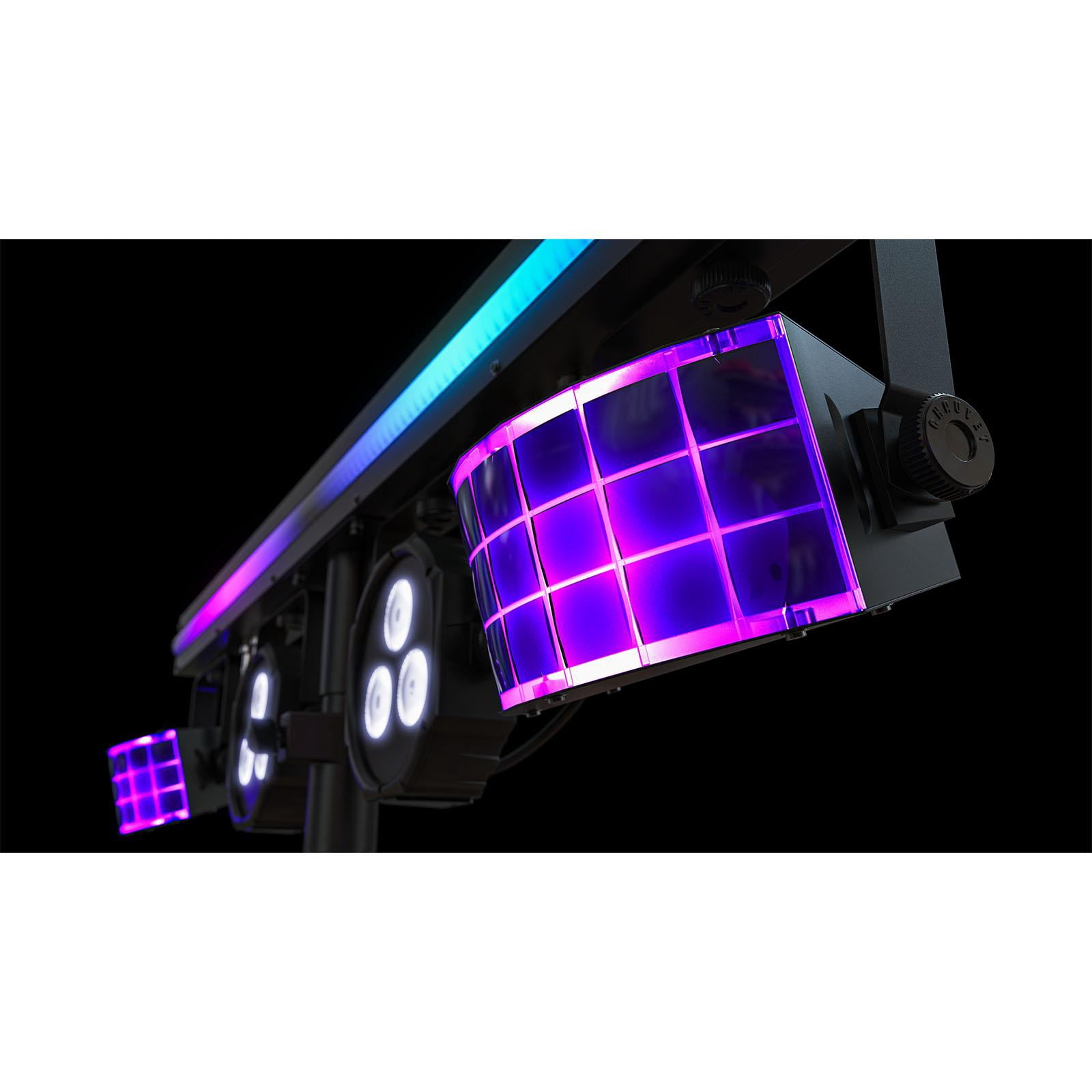 Chauvet DJ GigBAR 3 ILS 3-in-1 Effect Lighting System 2-Pack with Fog Machine & Controller Package