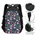 thumbnail image 3 of Daiia Floral Rabbit Pattern USB Charging Backpack for Men and Women, Anti-Theft Backpack,Travel Backpack,School Backpack,College Backpack,Laptop Backpack, 3 of 7