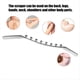 thumbnail image 5 of Masajeador de Meridianos de Acero Inoxidable con 8 Cuentas, Herramienta Gua Sha, Masajeador de Puntos Gatillo para Drenaje Linfático Muscular, 5 of 5