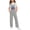 Grey, variant on Boys Girls 4th of July Overalls Heart American Flag Print Jumpsuit Summer Teens Outdoor Casual 250 Anniversary Athletic Pants