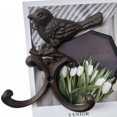 thumbnail image 3 of Antique Vintage Animal Cast Iron Bird Wall Hanger Hooks Rack, Decorative Indoor Outdoor Home Garden Country Farmhouse Garage Rustic Wall Mounted Hooks for Hanging Coats Keys Tools holder, 3 of 4
