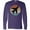 Purple, variant on Inktastic Airplane Pilot Vintage Sunset Long Sleeve T-Shirt