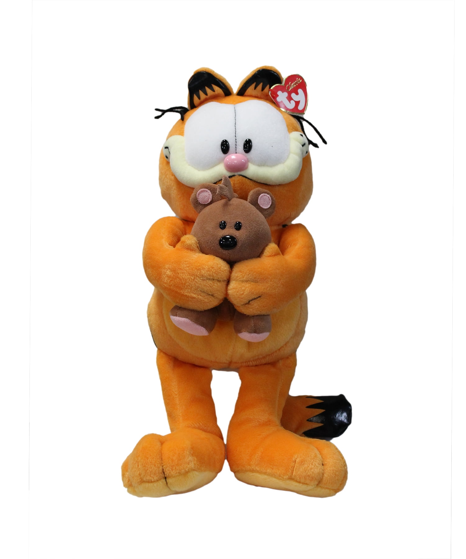 Ty Classics Garfield holding Pooky Stuffed Animal MWMT