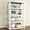 White, variant on REIBII 72"H Garage Shelves Unit Heavy Duty 5 Tier Metal Shelving Storage Rack,Black