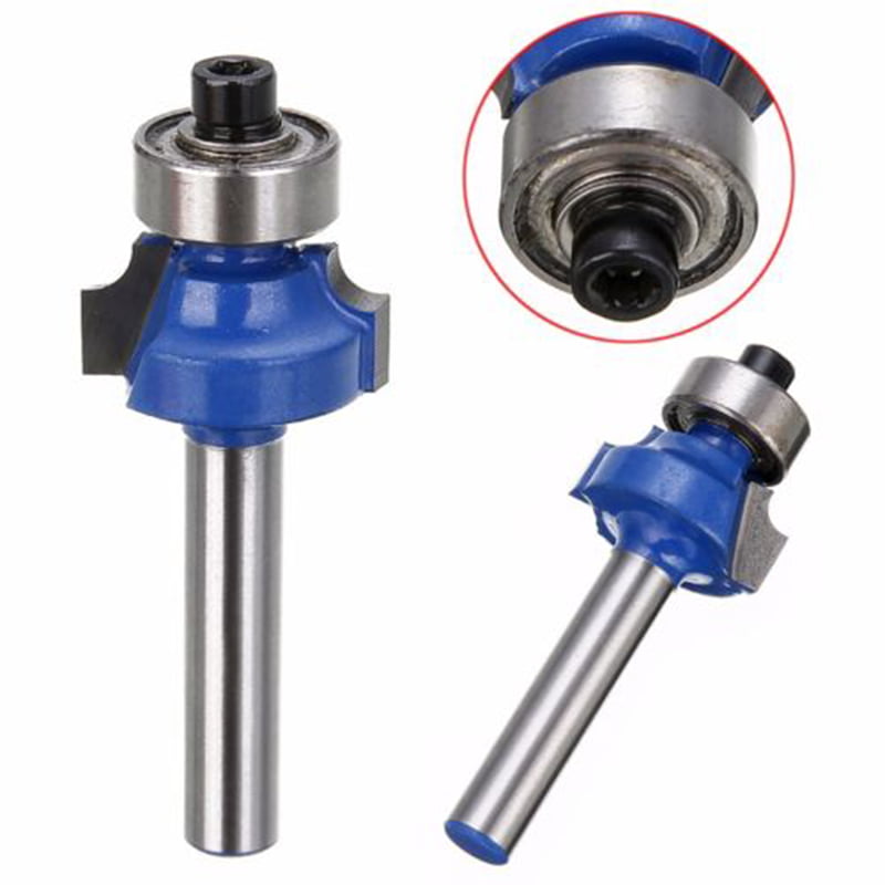 1/4" Shank 1/4" Radius Round Over Router Bit Woodworking Chisel Cutter Tool 