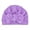 Light Purple, variant on Baby Turban Hat, Fashion Casual Solid Color Bow Decor Elastic Soft Cozy Knitted Autumn Winter Head Warm Windproof Beabie Cap for Daily Wear (0-3 Years)