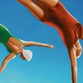 thumbnail image 3 of Masterpiece Art Gallery High Dive Pool Jumping By Gregory Garrett Canvas Art Print 22" x 28", 3 of 4