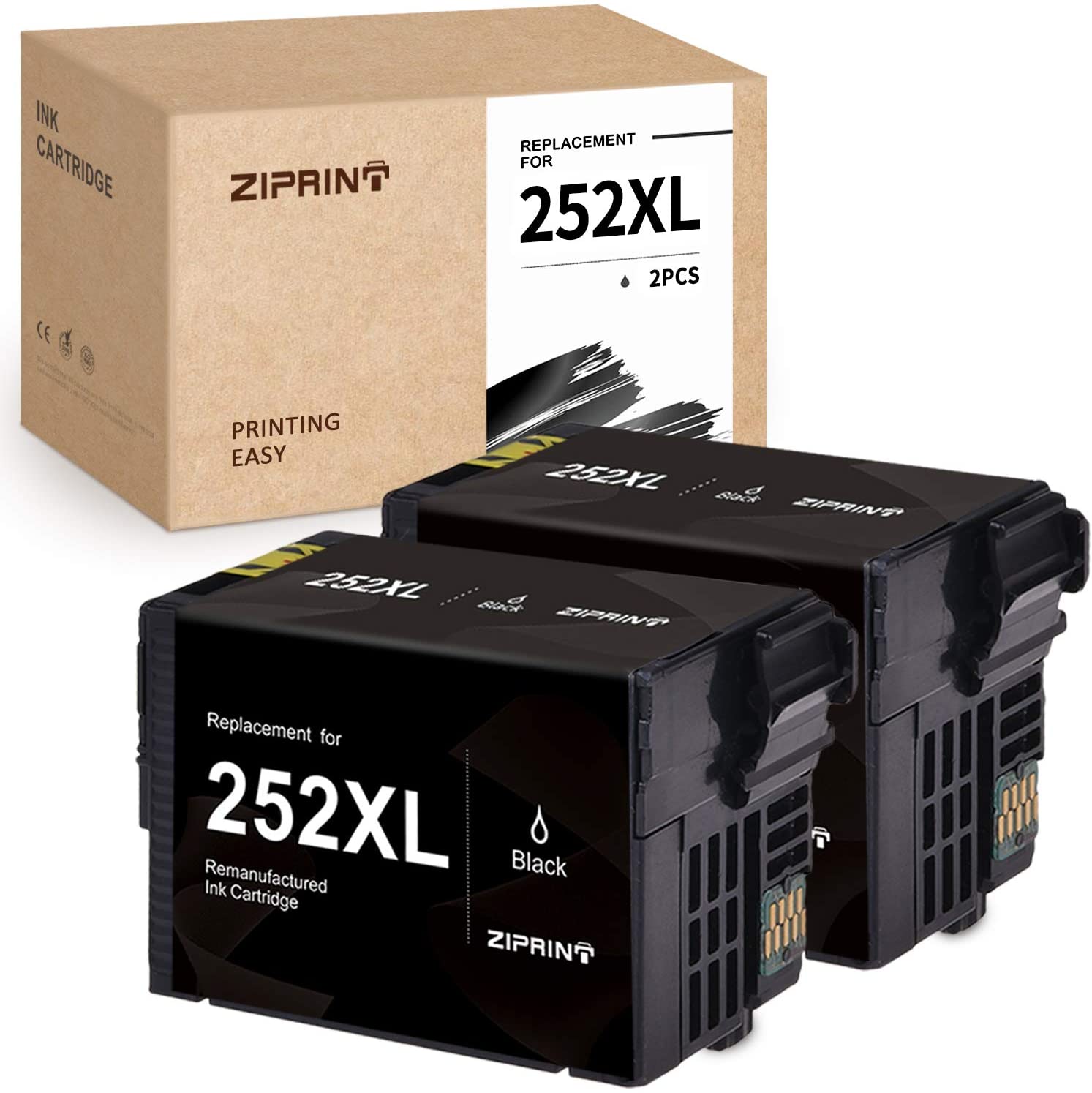 Buy Remanufactured Ink Cartridge Replacement for Epson 252XL 252 Ink