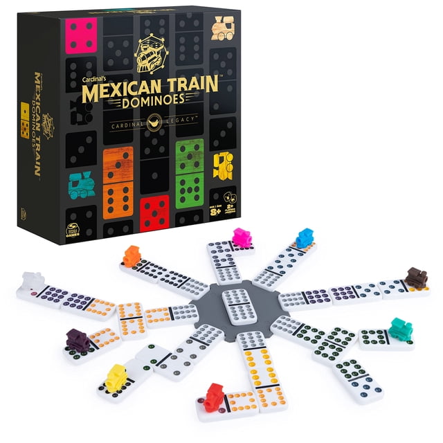 Juego de mesa Spin Master Games Legacy Deluxe Mexican Train Dominoes