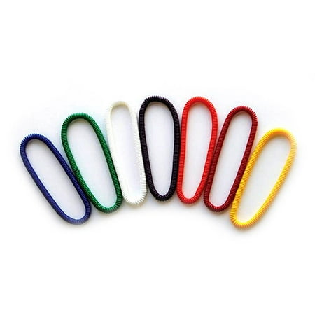 Abilitations Integrations Chewlery Chewable Jewelry, Assorted Colors, Set of 7 Necklaces