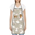 thumbnail image 3 of Sikiie Rabbit And Flower Aprons for Kitchen Cooking Aprons, Chef Apron for Men Women Chef, 3 of 7