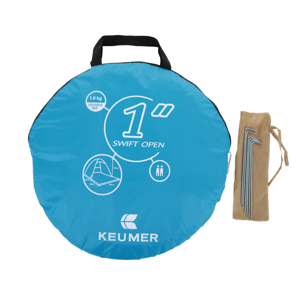 KEUMER Instant Pop-Up Beach Tent 70.9x59x43.3 Inch UV Sun Shelter for Camping Fishing Hiking Anti UV Cabana Picnic - image 7 of 7