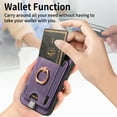 thumbnail image 3 of Dteck for Samsung Galaxy A23 5G Case, 2 in 1 PU Leather Mag Safe Phone Case with Detachable Card Wallet Ring Holder Kickstand for Samsung Galaxy A23 5G/4G,Purple, 3 of 9