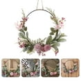 thumbnail image 6 of NUOLUX Wreath Door Front Decor Wreathshanging Home Valentines Autumn Christmas Outside Day Festival Summer Decorations Peony, 6 of 6