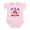Petal Pink, variant on CafePress - USA Boxing Infant Bodysuit - Baby Light Bodysuit, Size Newborn - 24 Months