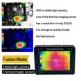 thumbnail image 1 of Cámara Termográfica de Alto Rendimiento OVMLX con Sensor Avanzado MLX90640, Cámara de Luz Visible OV2640, Modo de Fusión, 3,5 Pulgadas, 1 of 5