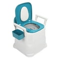 thumbnail image 1 of Bedside Commode, Commode Chair for Toilet Soft Padded Portable Anti Slip  for Pregnant, 1 of 8