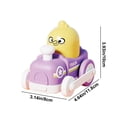 thumbnail image 3 of Coche de juguete de animales Press and Go | Fomenta el gateo y el juego sensorial | Cuentas de Rodillo Interactivas | Plástico ABS ligero | Sin batería | Portátil | 11,8x10x8cm | Una pieza, 3 of 6